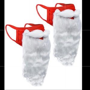 Safe Santa novelty face mask, unisex, New